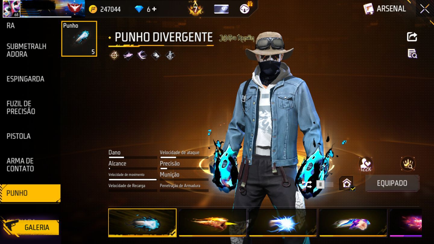 PRIME 7 | 5 PUNHOS | 3 ARMAS EVOLUTIVAS | UMP ATT 2X VEL |ANGELICAL
