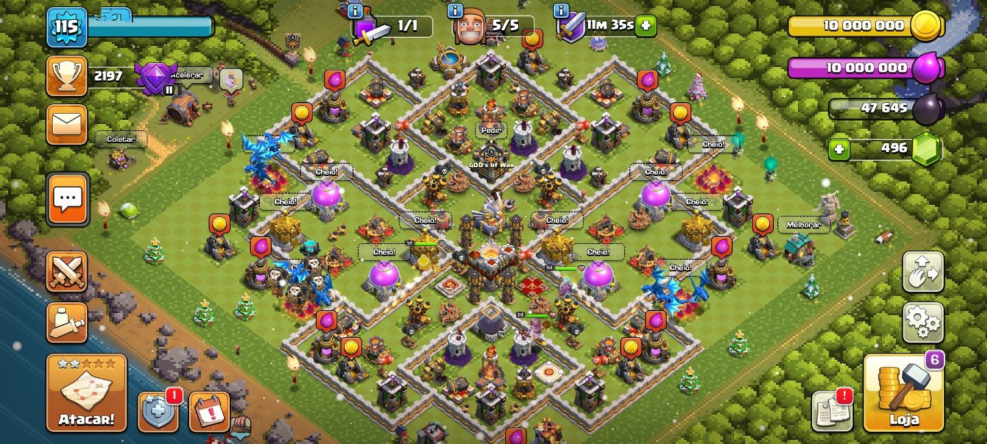 Cv11 99% Full com skin rara da rainha