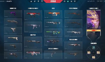 Conta Ascendente 1 cheia de skins!