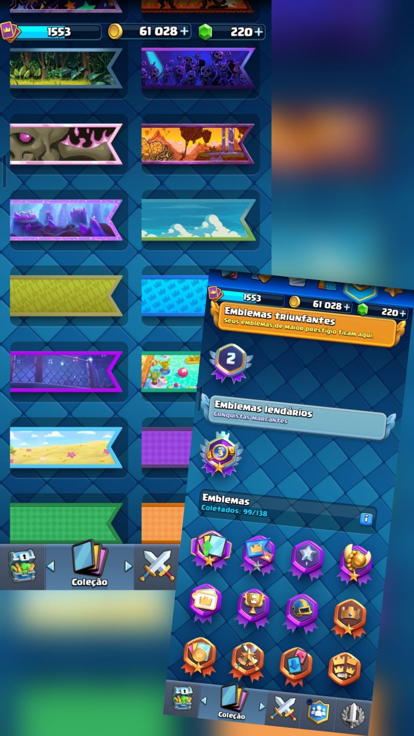Melhor venda de conta de Clash Royale + Brawl Stars!!