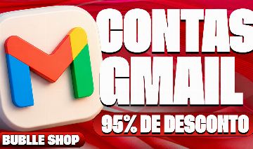 (30% DE DESCONTO) CONTAS DE GMAIL PREMIUM