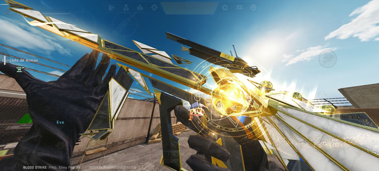 Conta de blood muito boa, com várias skins
