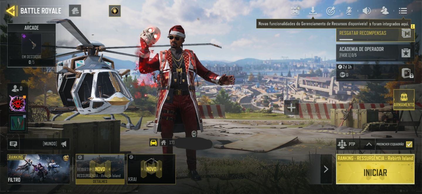 Conta COD Mobile com várias skins raras