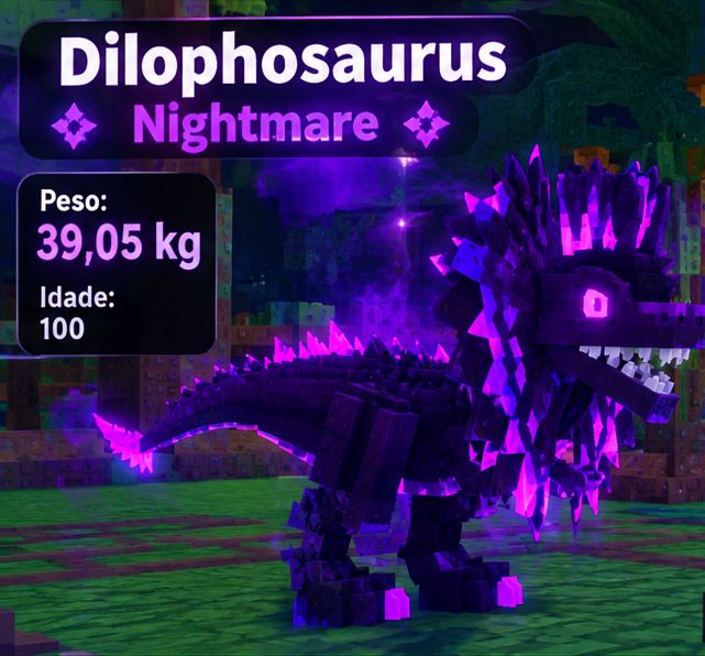 NIGHTMARE DILOPHOSAURUS 39,05 KG | RARO + PESADO