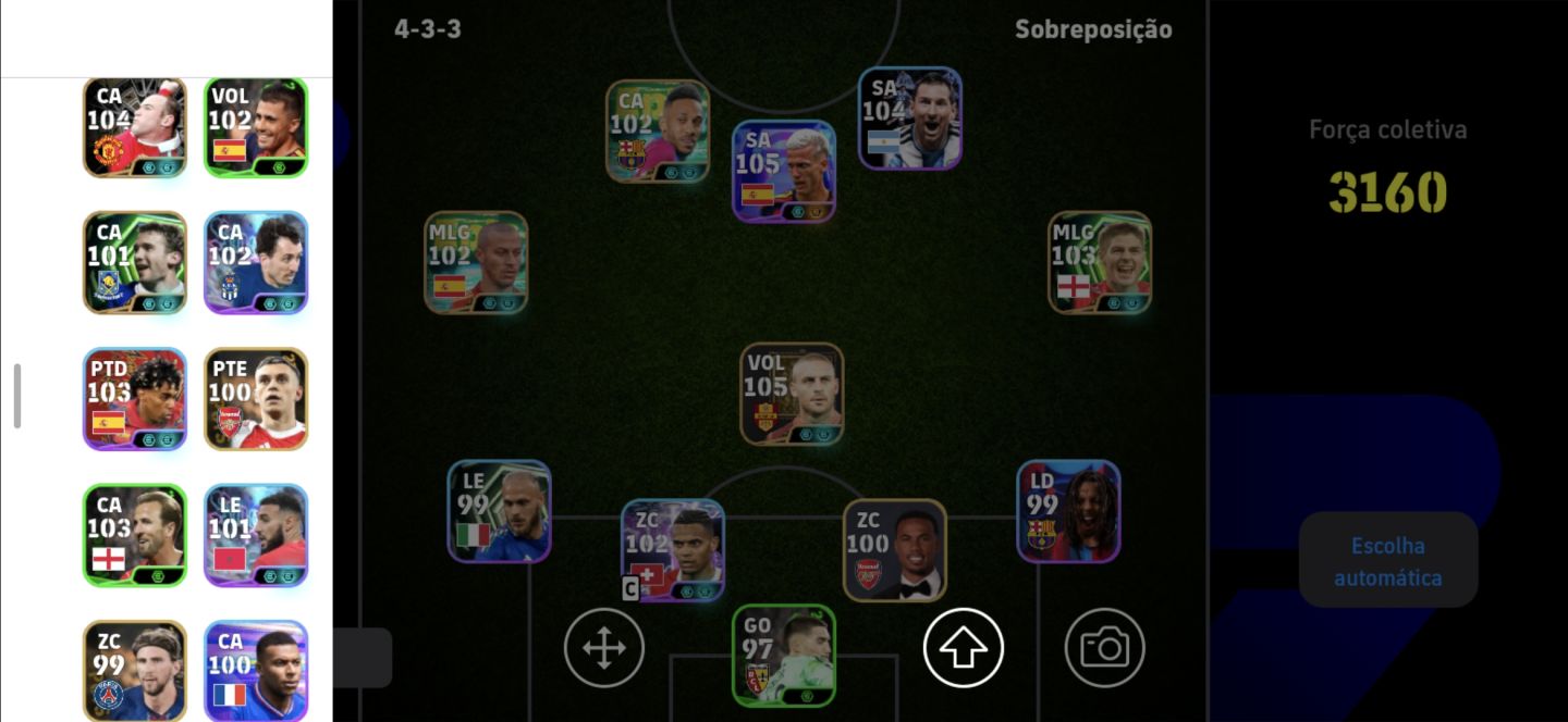 Conta de efootball lisa muito boa pra jogar 4 divisão