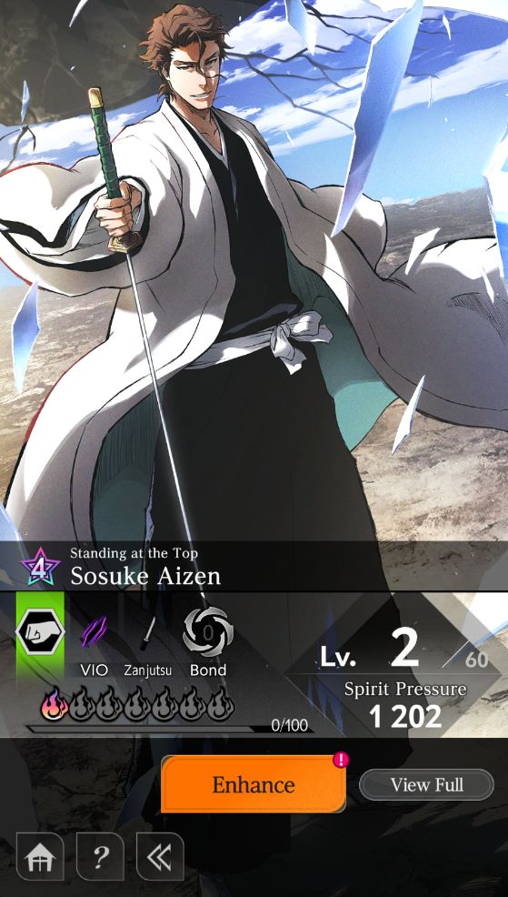 Bleach Mirrors High - Conta Starter - Aizen, Ichigo e Sado