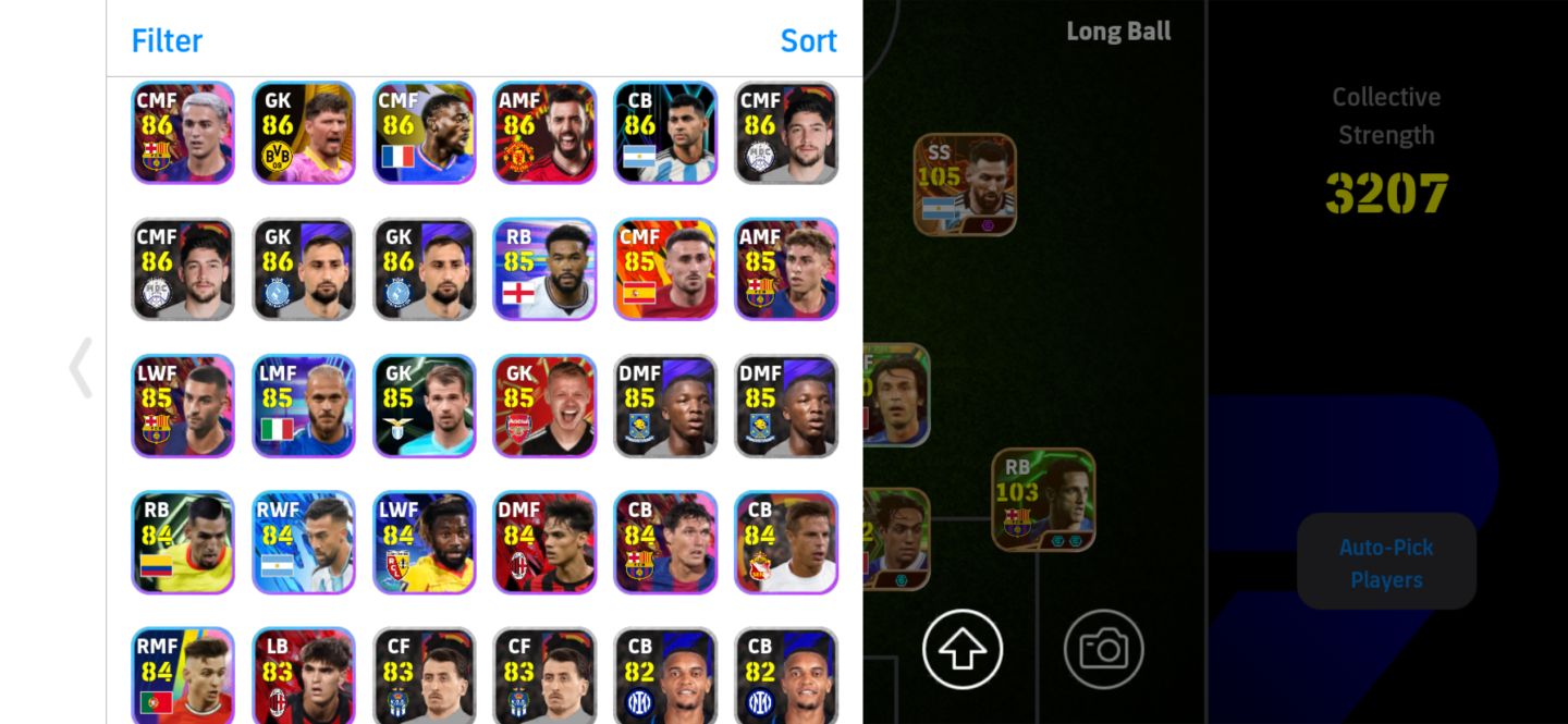 Conta Efootball Mobile RARA, RARÍSSIMA (Konami ID perdido, somente Game Center)
