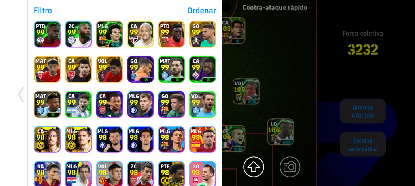 CONTA DE eFOOTBALL À VENDA! | ELENCO FORTE, CRAQUES E ÓTIMOS JOGADORES!