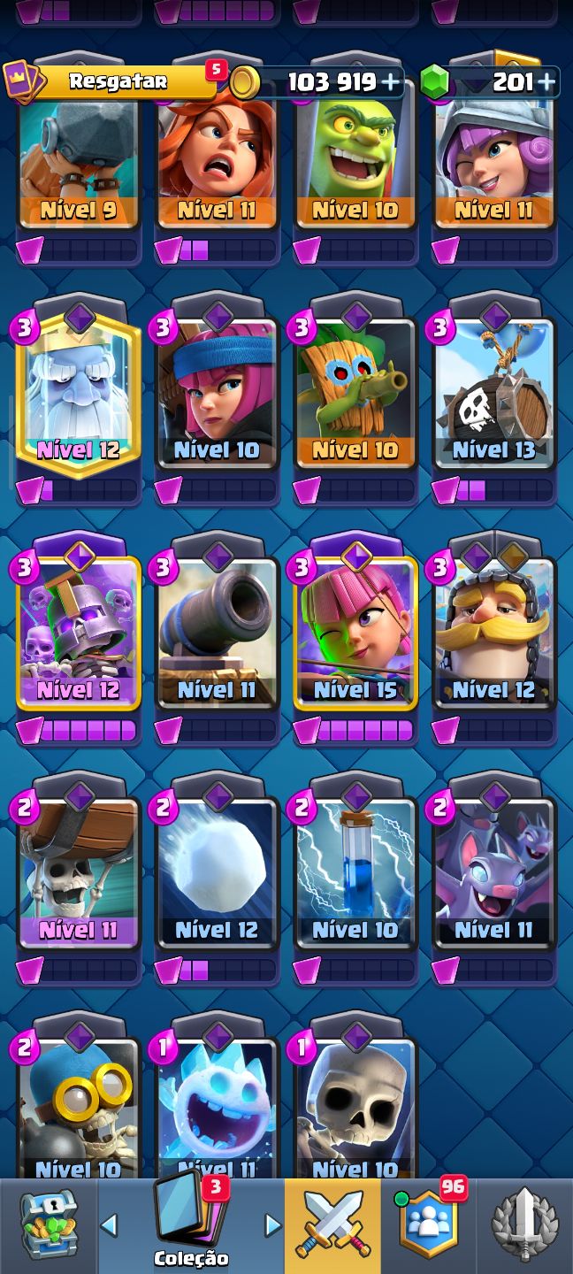 Conta de clash Royale com 7500