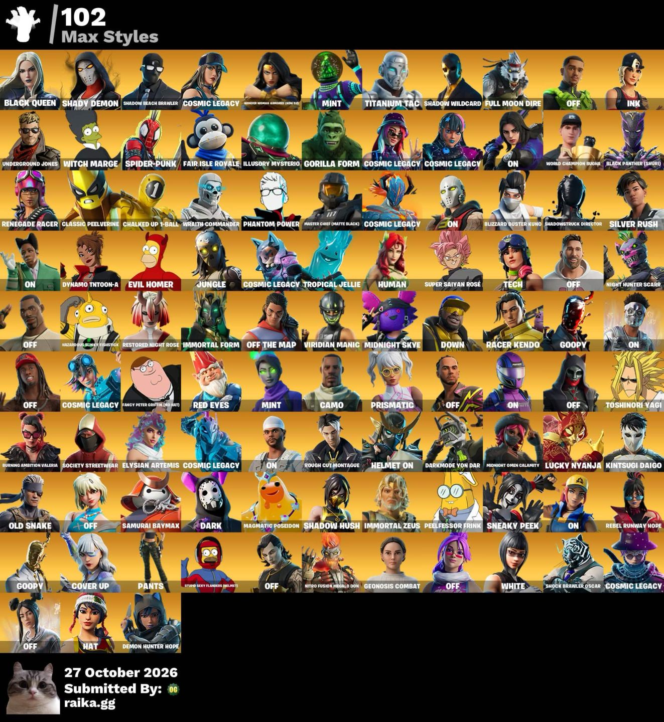 Conta fortnite +400 skins