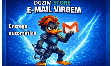 E-mail Virgem | Nunca Utilizado | Entrega automática