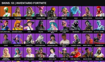 Conta Fortnite | 53 Skins | Backlash + The Bride FULL ACESSO