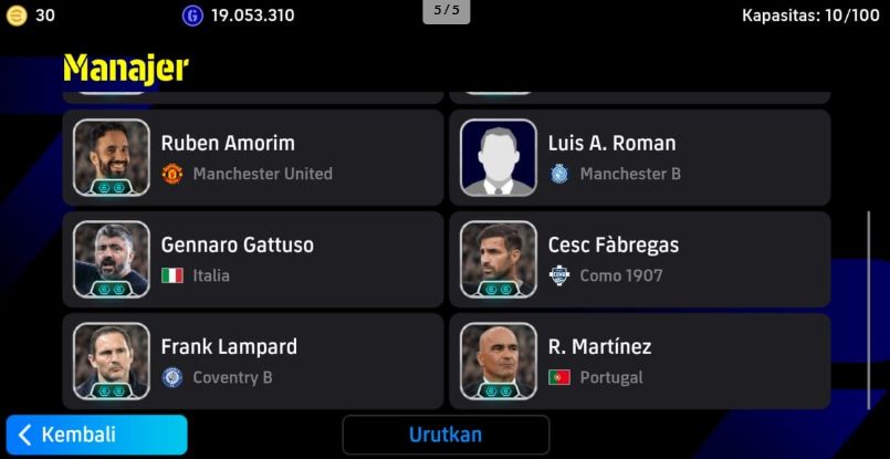 CONTA eFootball - 3237 OVER
