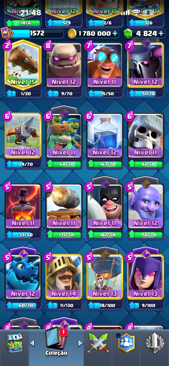 CONTA CLASH ROYALE | 11.030 TROFÉUS MÁX | 7 ANOS DE JOGO