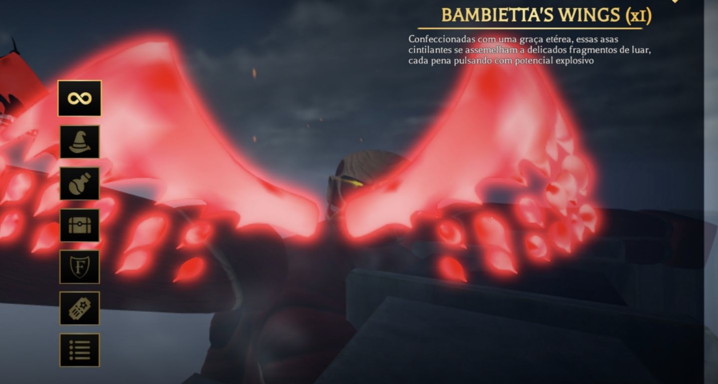Itens raros aotr, toji atirre, Bambi wings, ulq wings, maho whell