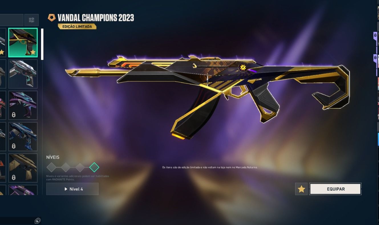 CONTA VALORANT FULL ACESSO | VANDAL CHAMPIONS 2023 + KURONAMI | LEQUE FLAMEJA