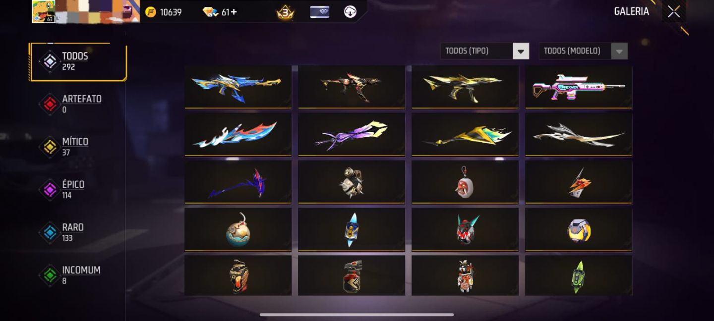 CONTA FREE FIRE CUSTO BENEFÍCIO | FULL ACESSO