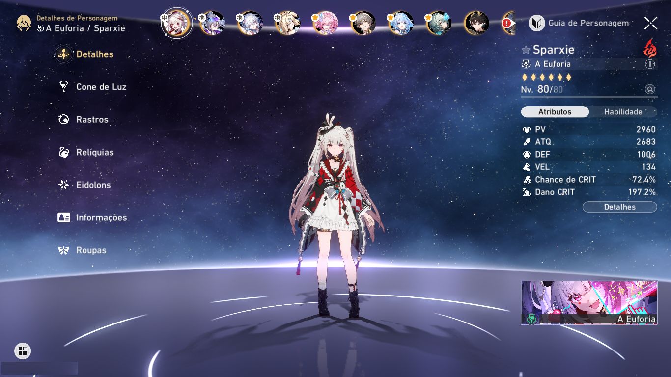 CONTA HSR TL 70 - YaoE1S1 + Cerydra E1S1 + Sparxie/Loba S1 + Pearl