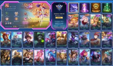 Conta Mobile Legends | 127 Skins | 81 Heróis | Season Floryn