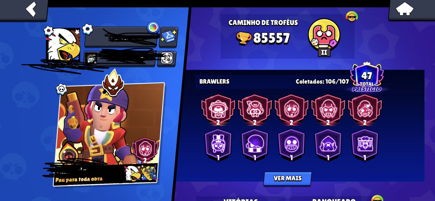CONTA DE BRAWL STARS BRABA