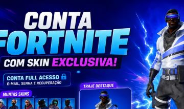 Conta Fortnite com 200+ Skins- SKINS EXCLUSIVAS