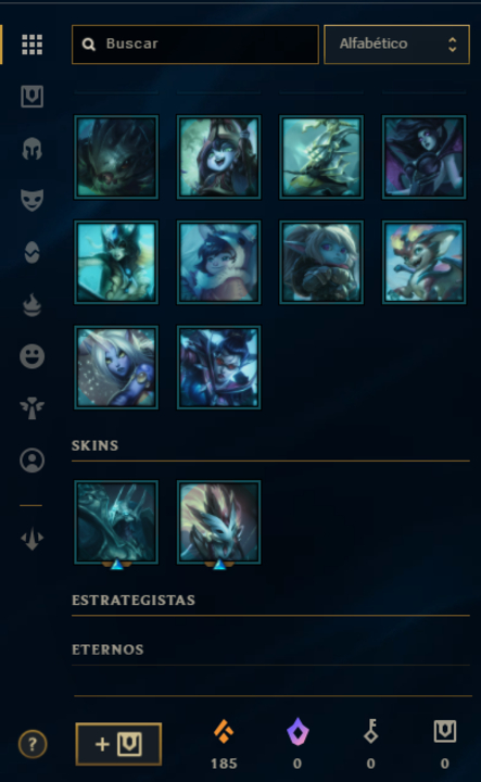 CONTA LOL COM 58 SKINS | UNRAKED | UPADA A MÃO