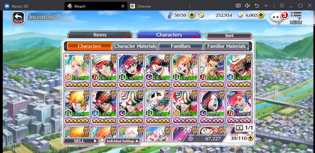 Contas Bleach 13000-15000 Orbs