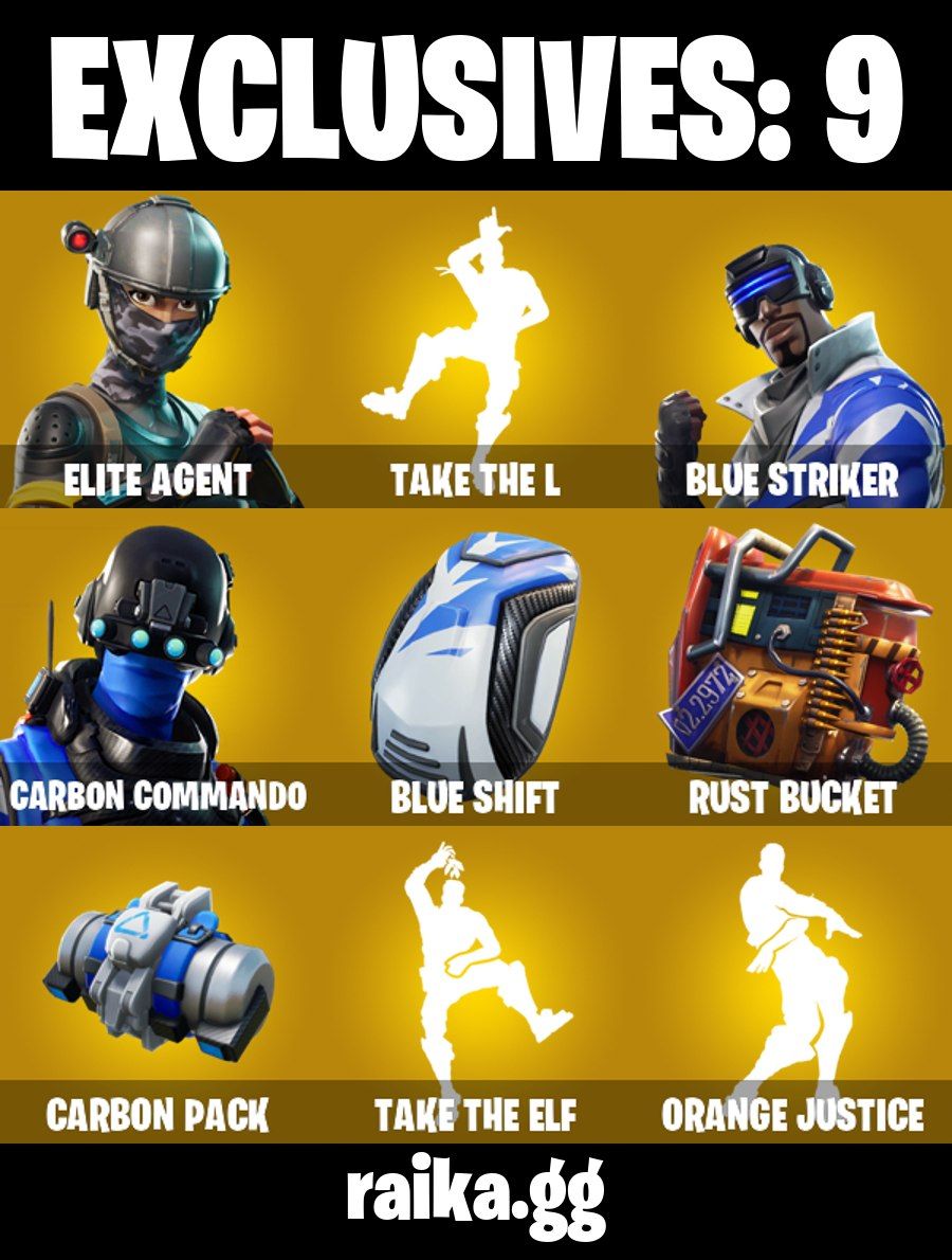 57 skins | Elite Agent agente de elite omega ragnarok 300 vbucks
