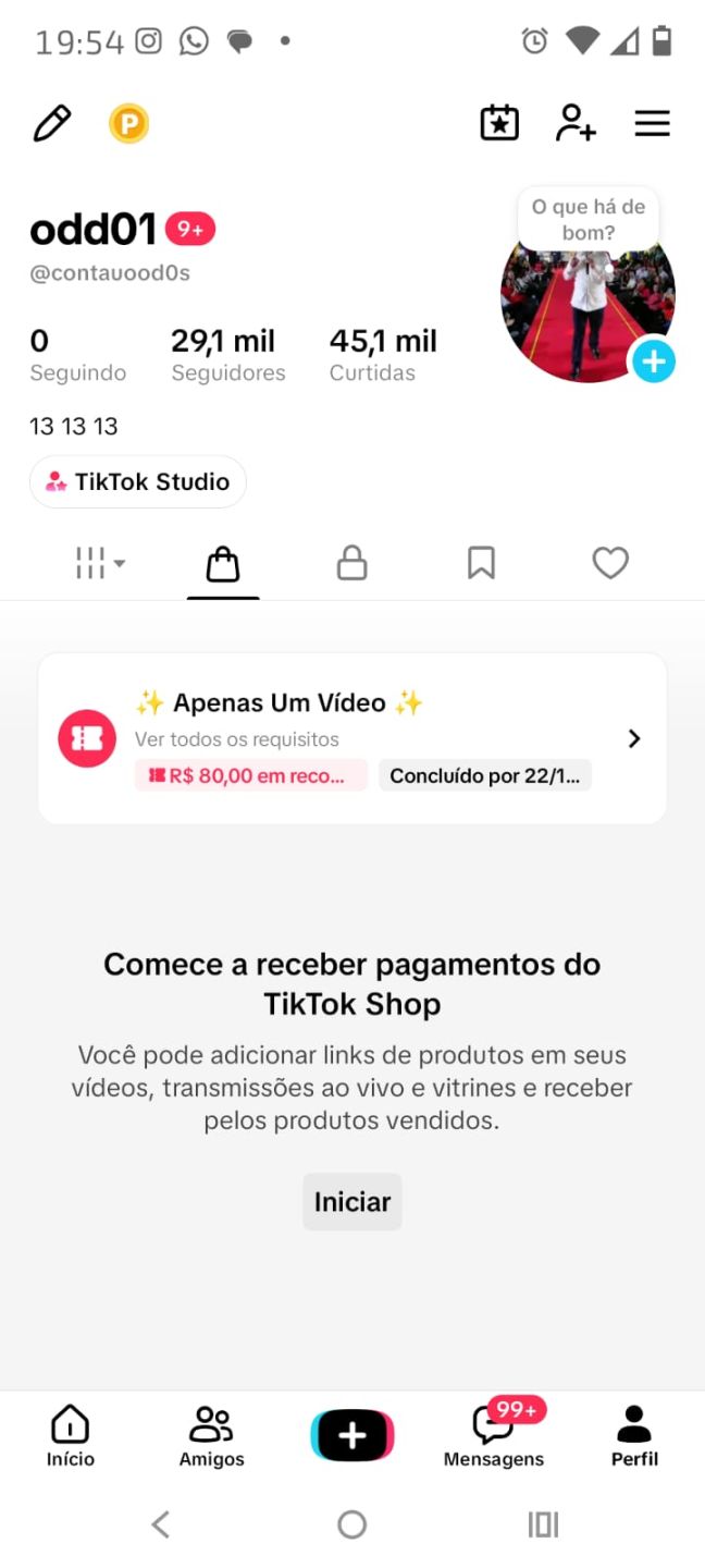 CONTA TIKTOK 29,1K SEGUIDORES, MONETIZAÇÃO E SHOP APROVADO | NICHO POLITICA