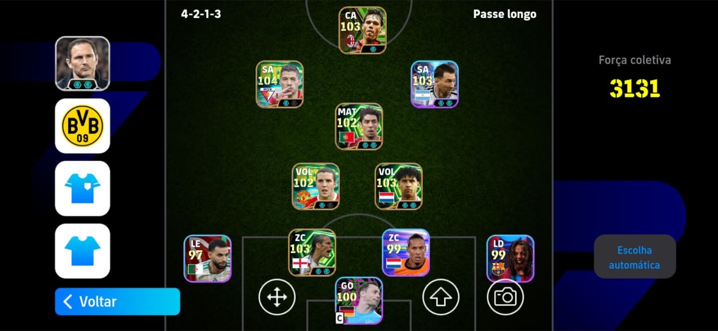 Conta 5 épicos promissora 3000 de força // efootball mobile