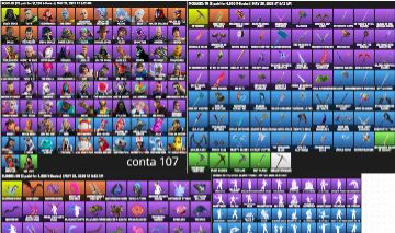 CONTA ABSURDA 82 SKINS | 75 PICARETAS| +66K VBUCKS PARADIGM