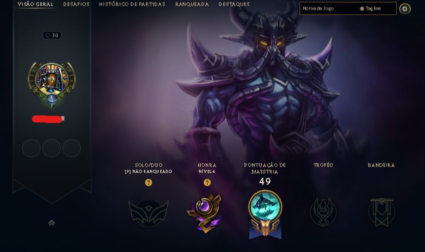CONTA UNRANKED PRA SAIR AGORA! UPADA A MÃO.