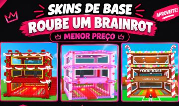 SKINS DE BASES MENOR PREÇO (ROUBE UM BRAINROT)