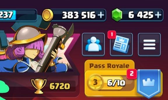 Conta Clash Royale 6700 troféus ARENA 16 AVANÇADA!!