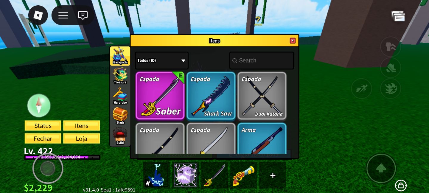 Conta Roblox Top - Grow a Garden e Bloxfruits