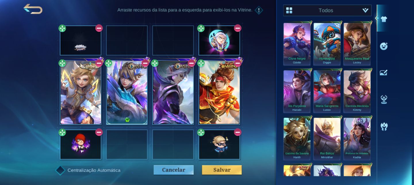 CONTA MLBB SMURF - LIGHTBORN + 2x DRAGON TAMER + BLAZING WEST | FULL ACESSO