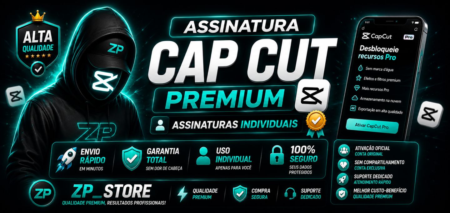 [PROMOÇÃO] CAPCUT PRO PRIVADO - MENOR PREÇO!