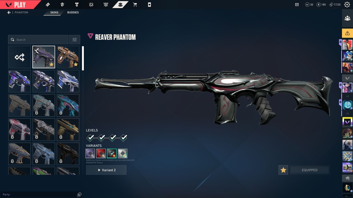 Conta Full com várias skins
