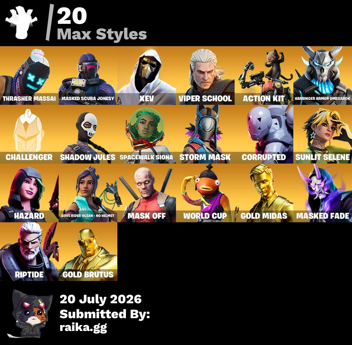 CONTA DE FORTNITE PESSOAL COM OG STW / LARACROFT / GOLD SKINS / VERVE