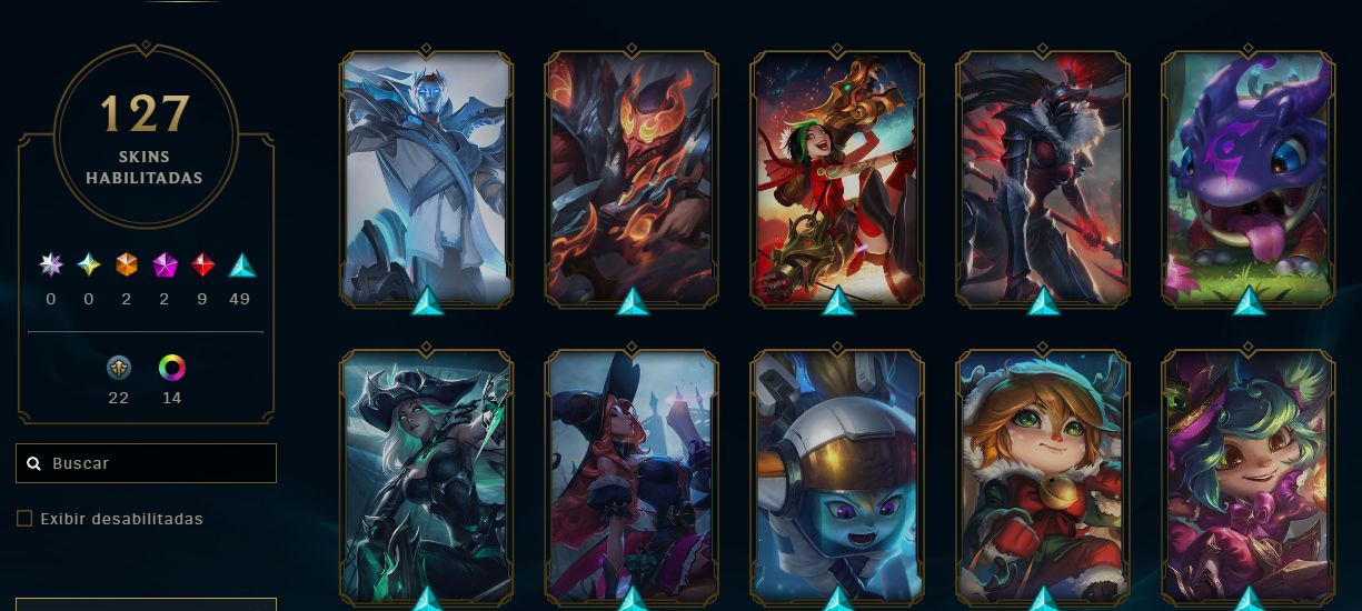 CONTA LEAGUE OF LEGENDS - 86 SKIN - MITICAS/LENDARIAS/EPICAS - FULL ACESSO