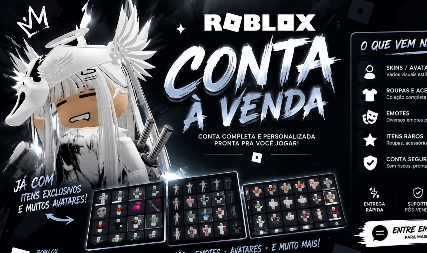 CONTA ROBLOX + BLOX FRUITS À VENDA