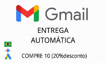 GMAIL NOVO E ANTIGO | NÃO PEDE SMS | GOOGLE ADS | 2FA |ENTREGA AUTOMÁTICA