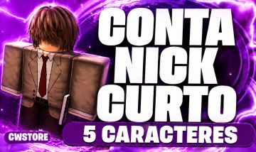 CONTAS DE ROBLOX NICK CURTO 5 CARACTERES