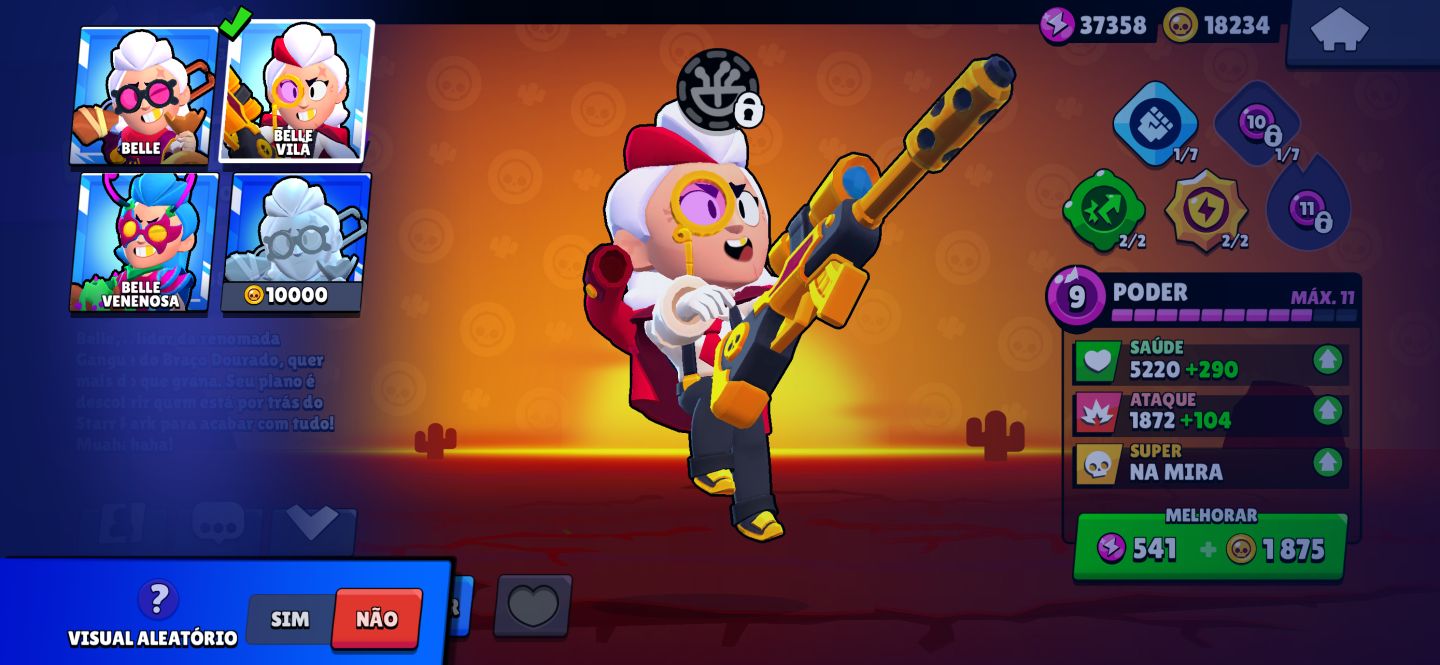 Conta main fang com skin fang furioso e fang midorya
