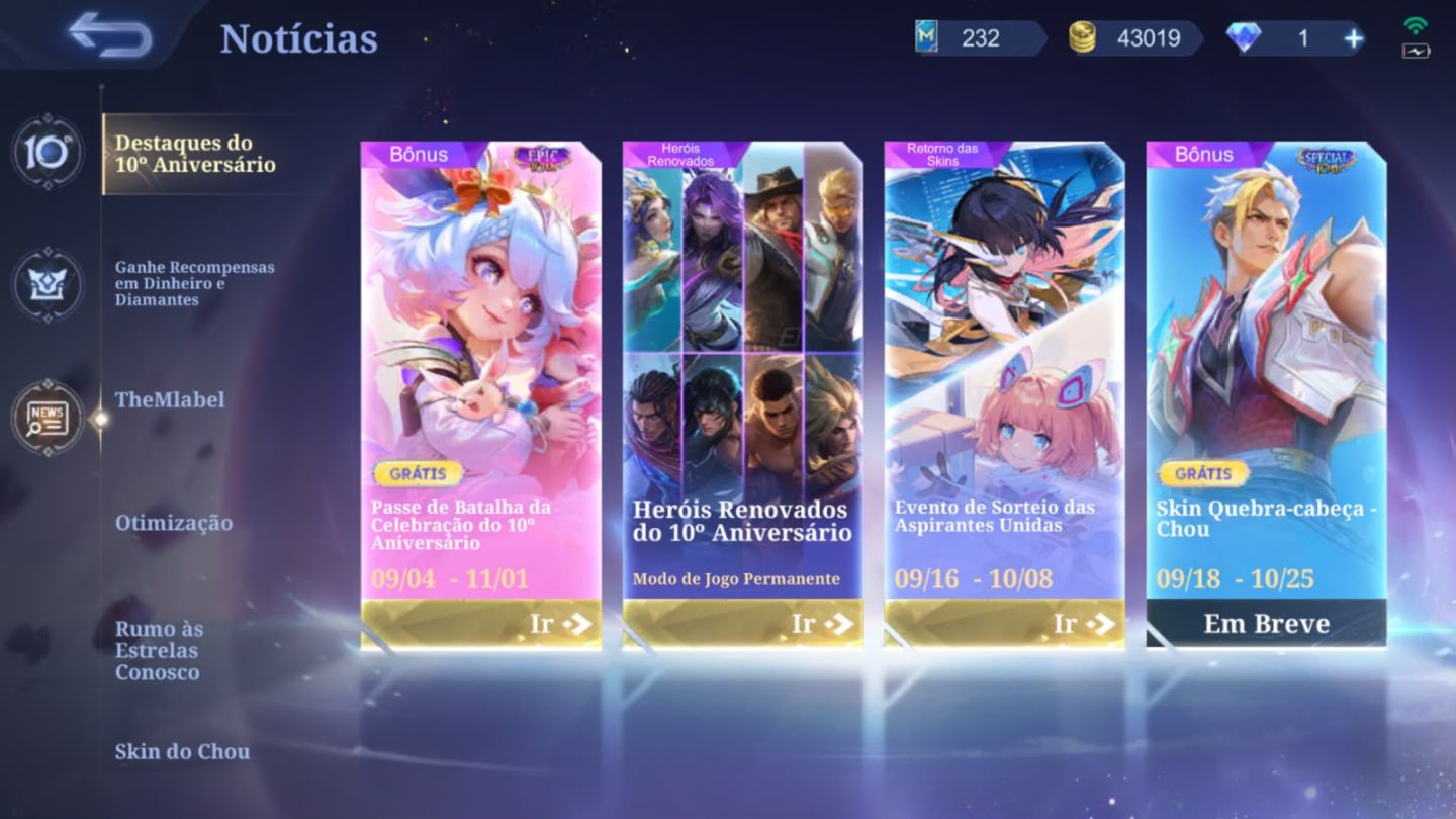 FARM DE MISSÕES DIÁRIAS E EVENTOS MLBB - 100% MANUAL E SEGURO