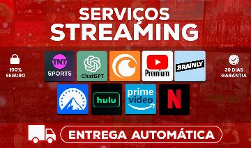 NETFLIX/CHAT GPT/PRIME VIDEO/TNT SPORT 4k/PARAMOUNT/CRUNCHYROLL/ENVIO AUTOMÁTICO