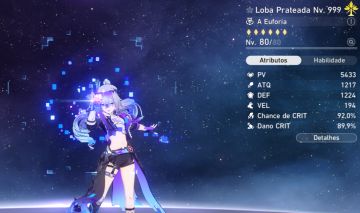 Conta Honkai - Endgame - Silver Wolf e Outros