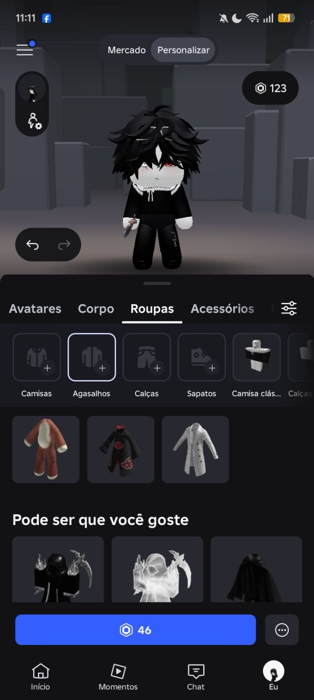 Conta de roblox