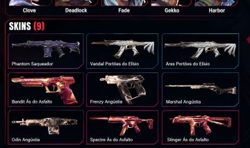 CONTA COM 9 SKINS E 0 FACAS