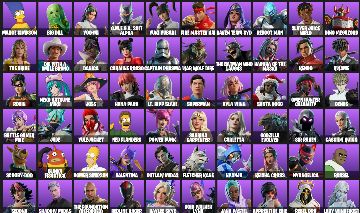 Conta Fortnite INSANA 82 Skins | Scooby-Doo, Superman, Batman + 13 Pagas